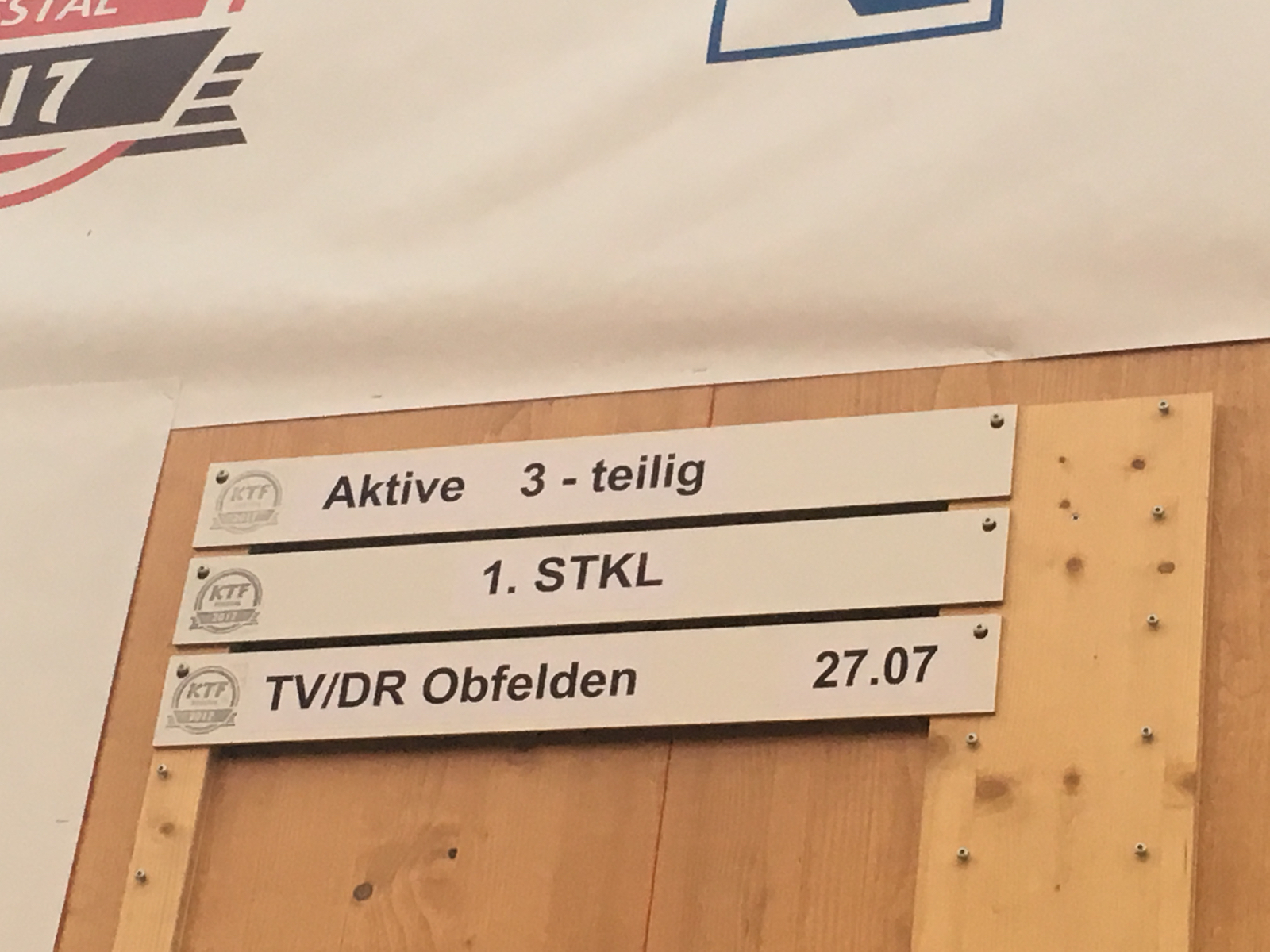 Erneuter Vereinsrekord am KTF: 27.07 Punkte !