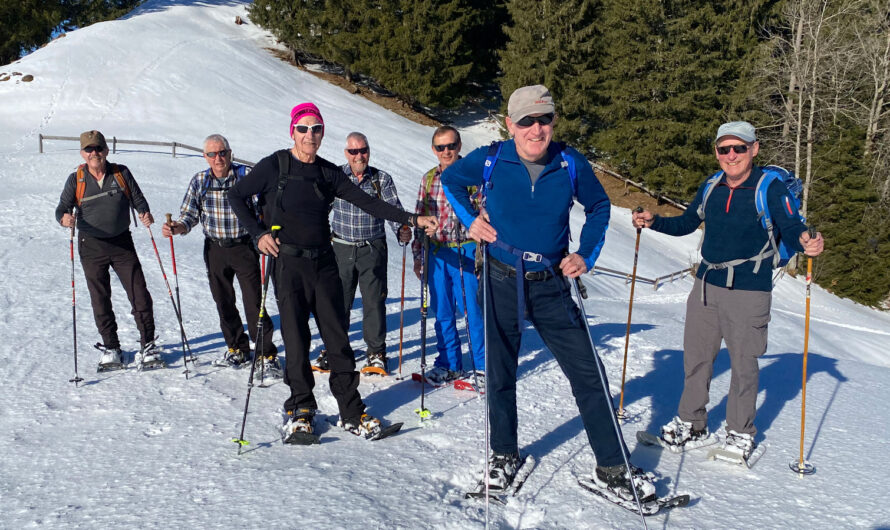 Schneeschuhwanderung vom 24. Februar 2022