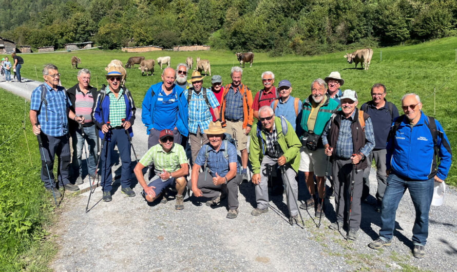19 Veteranen am 23.09.2026 auf Wanderung im Glarnerland